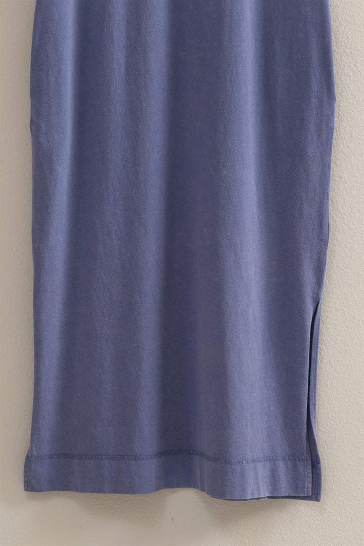All For Sum Sleeveless Midi Dress in Indigo