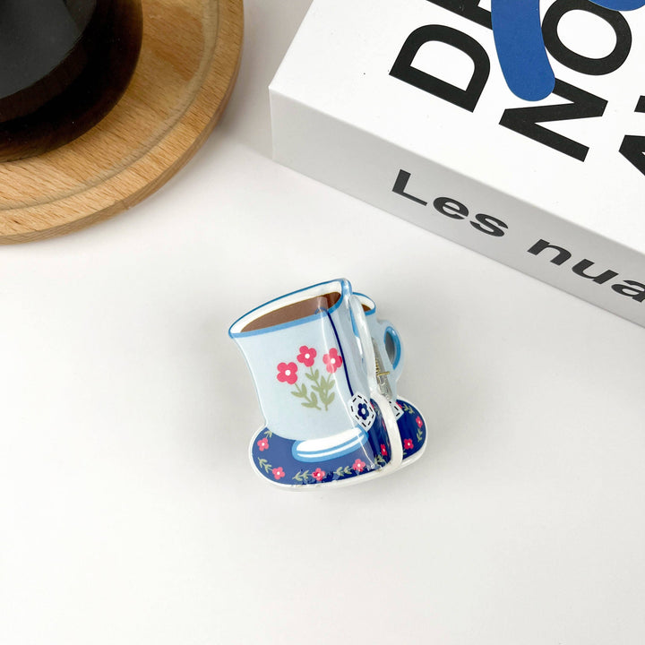 Cartoon Coffee Cup Claw Clip