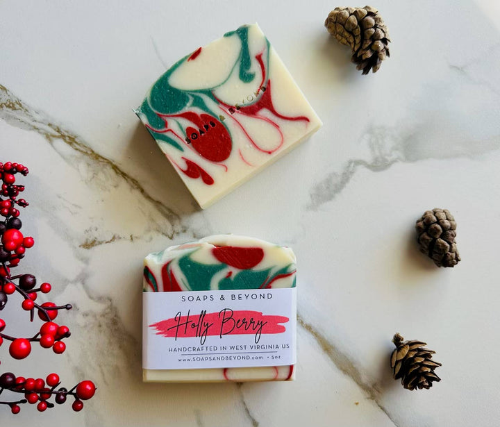 Holly Berry Soap Bar  