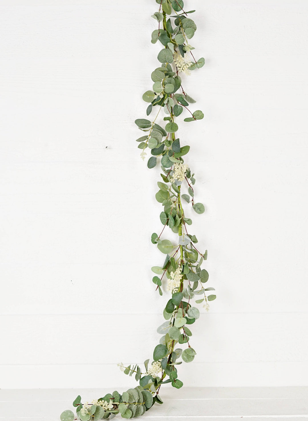 27521-5ft Garland-Seeded Silver Dollar