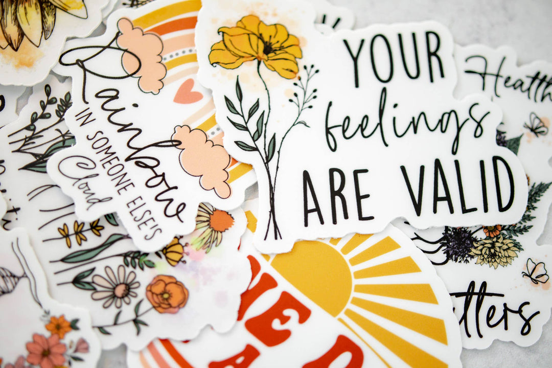 Give Yourself Time, Vinyl Sticker, 3x3 in.