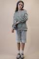 Olive Grove Casual Knit Half-Button Pullover