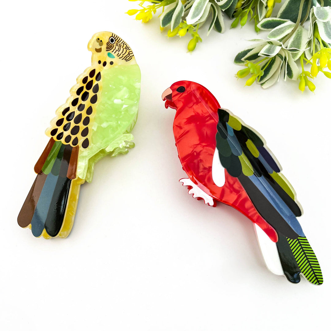 Hummingbird Hair Claw Clip, Elegant Acetate Bird Hair Clip