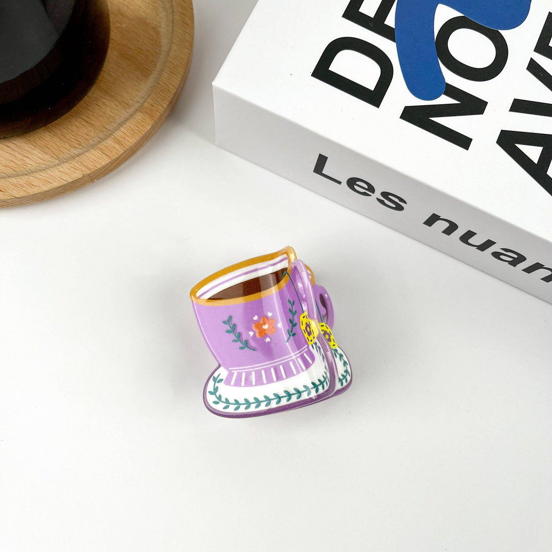 Cartoon Coffee Cup Claw Clip