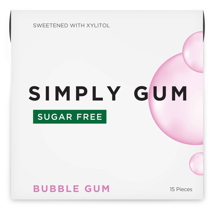 Sugar Free Bubble Gum - Natural + Plastic-Free | 6 Pack