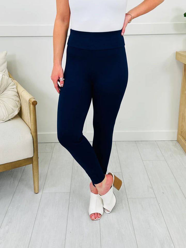Magic Skinny Pants in Navy by Dear Scarlett