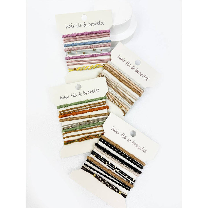 Boho Inspired Hair Tie Bracelets