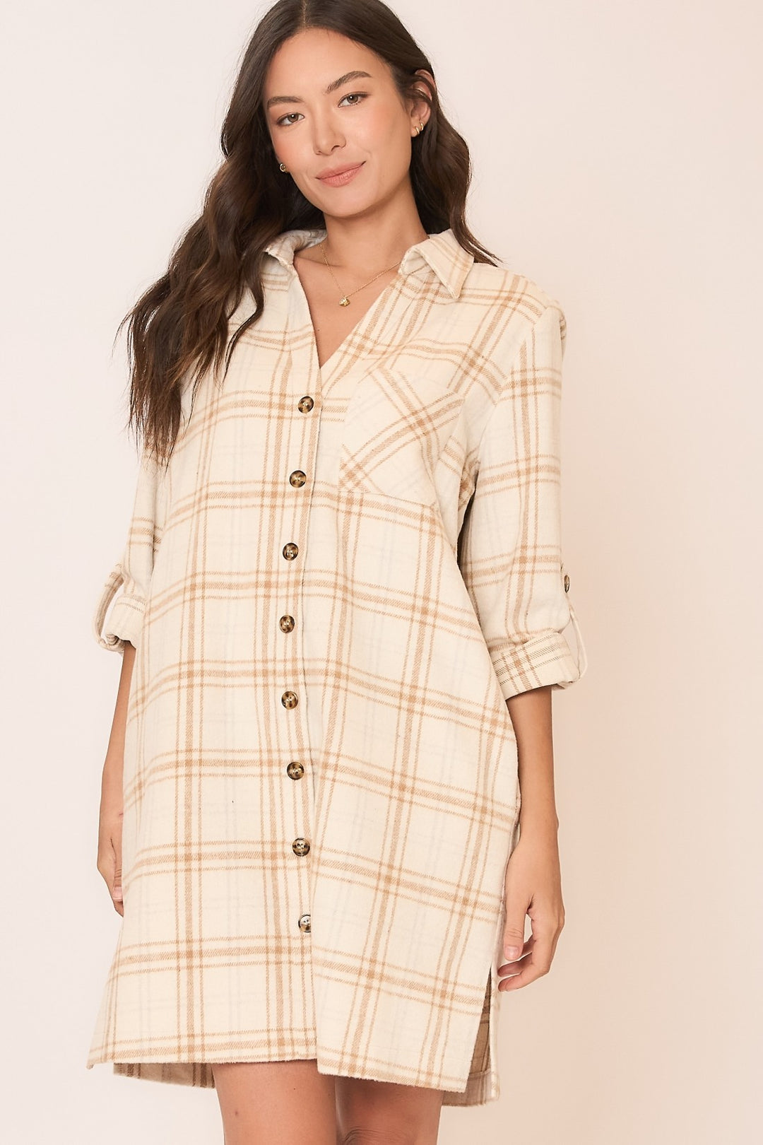 Made for Me Plaid Button Up Jacket or Dress