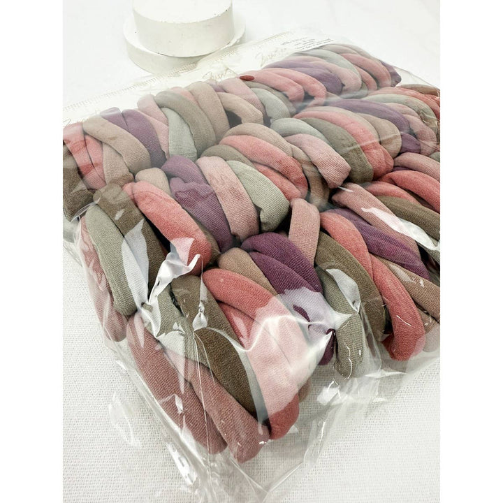 10-Pcs Mauve Color Hair Tie Set