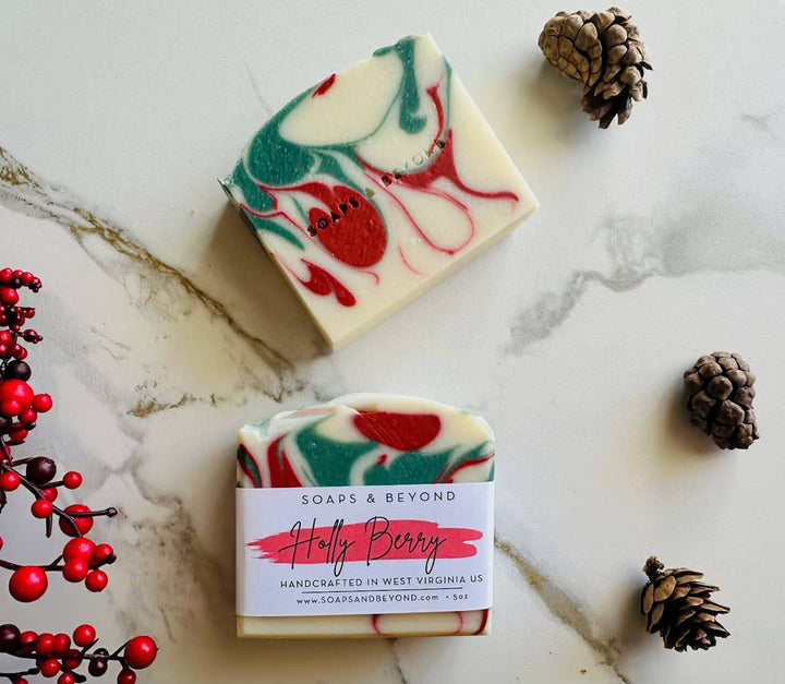 Holly Berry Soap Bar  