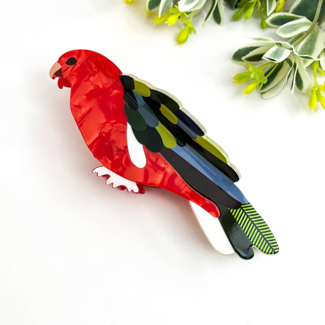 Hummingbird Hair Claw Clip, Elegant Acetate Bird Hair Clip