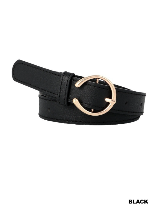 Open Circle Pin Buckle Belt