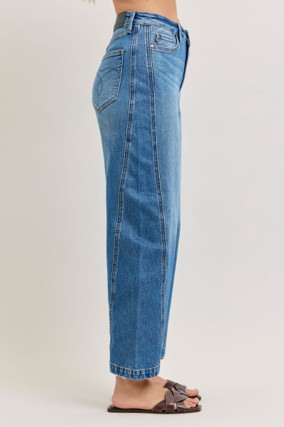 Elle High Rise Rigid Magic Barrel Jeans by Judy Blue
