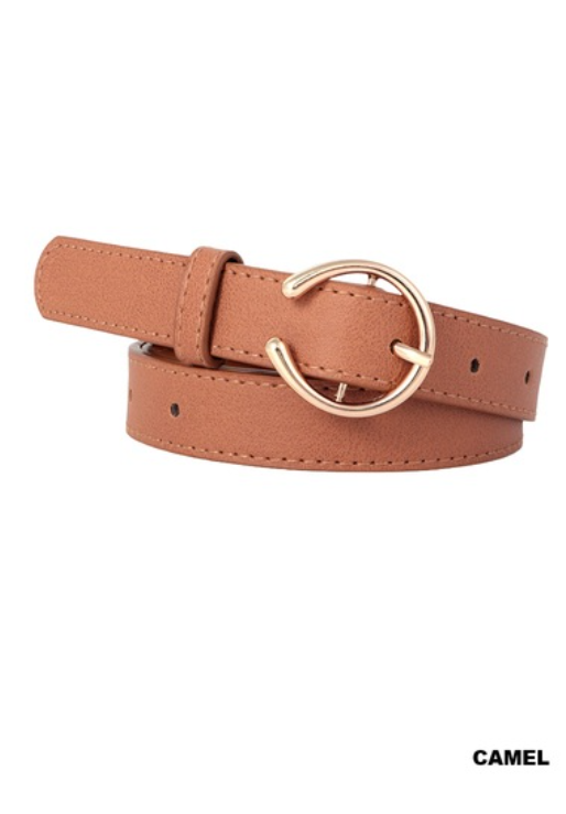 Open Circle Pin Buckle Belt