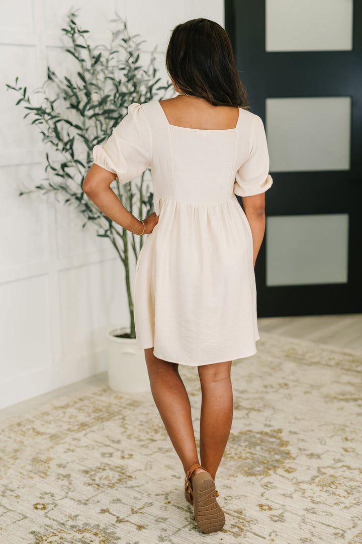 Dream a Little Dream Embroidered Dress