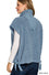 Thunder & Lightning Plush Blue Vest