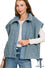 Thunder & Lightning Plush Blue Vest