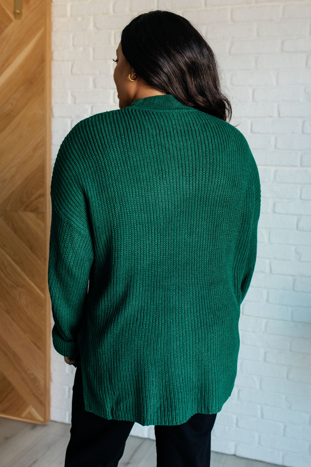 Hero of the Hour Crew Neck Sweater in Hunter Green