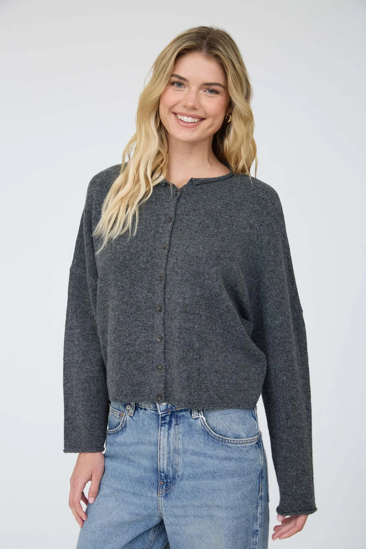 In Her Element Lightweight Button Down Knit Cardigan