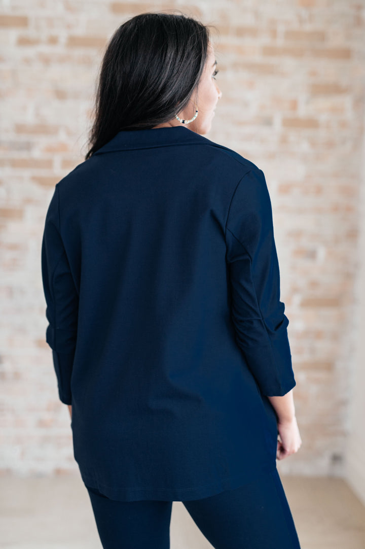 Magic 3/4 Blazer in Navy by Dear Scarlett