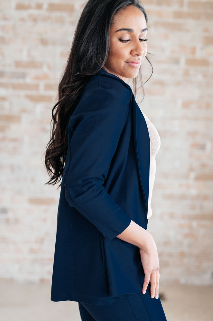 Magic 3/4 Blazer in Navy by Dear Scarlett