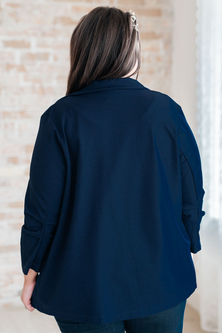 Magic 3/4 Blazer in Navy by Dear Scarlett