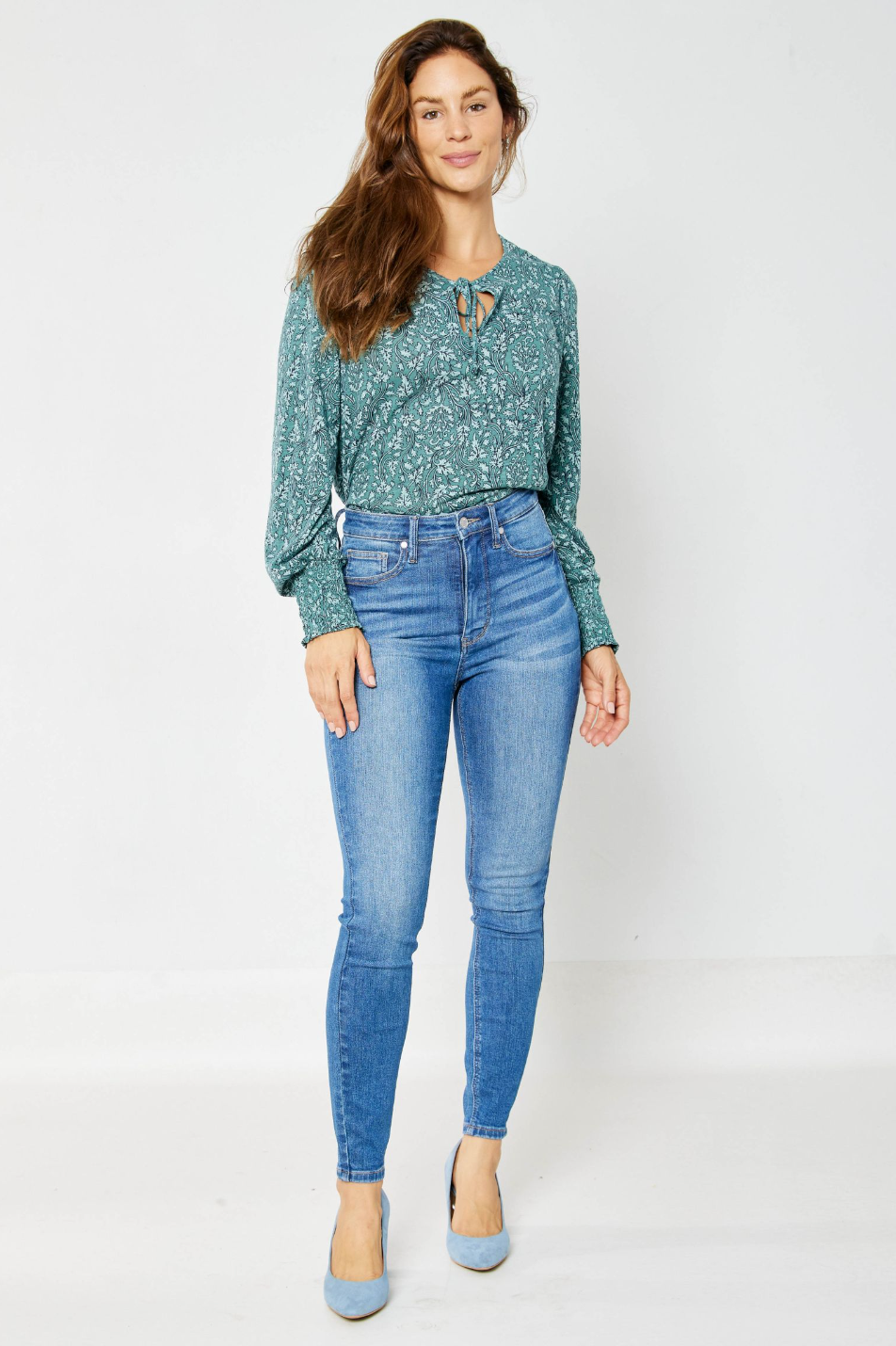 Jade Tummy Control Medium Wash Classic Jean by Judy Blue
