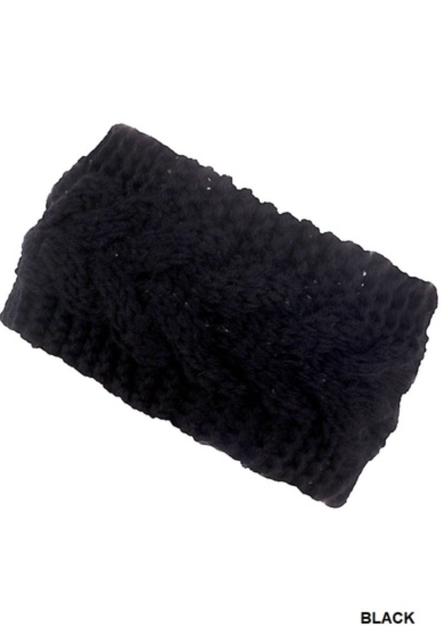 Crochet Cable Knitted Headband