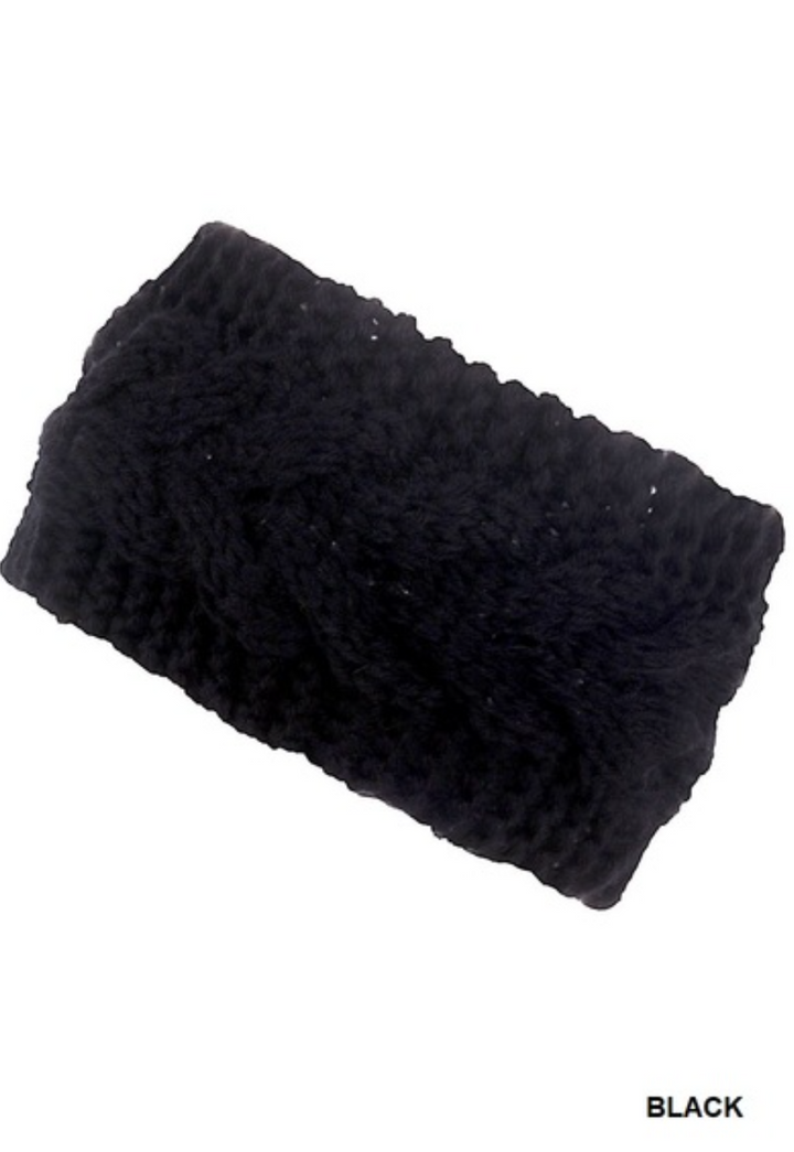 Crochet Cable Knitted Headband