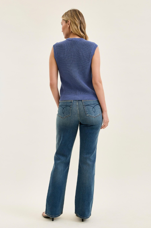 Noa Dark Wash Medium Rise Bootcut by Judy Blue