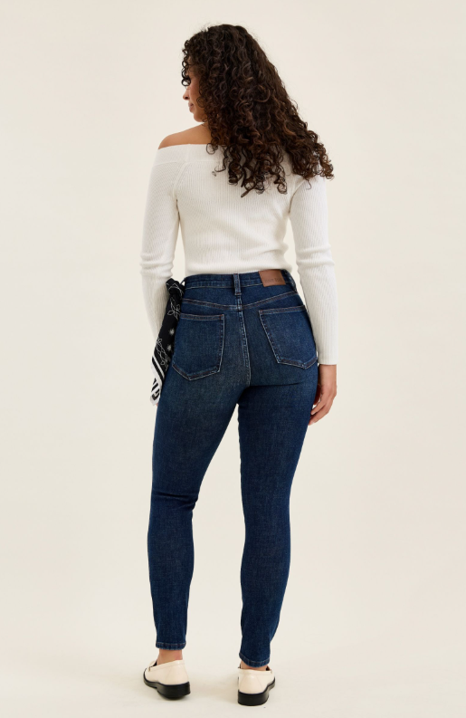 Sienna High Rise Skinny Jeans with Bandana Loop by Judy Blue