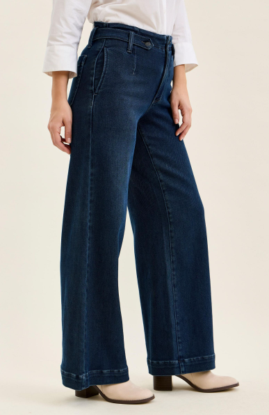 Chayne High Rise Lux Retro Wide Jeans by Judy Blue