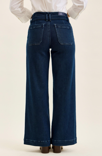 Chayne High Rise Lux Retro Wide Jeans by Judy Blue