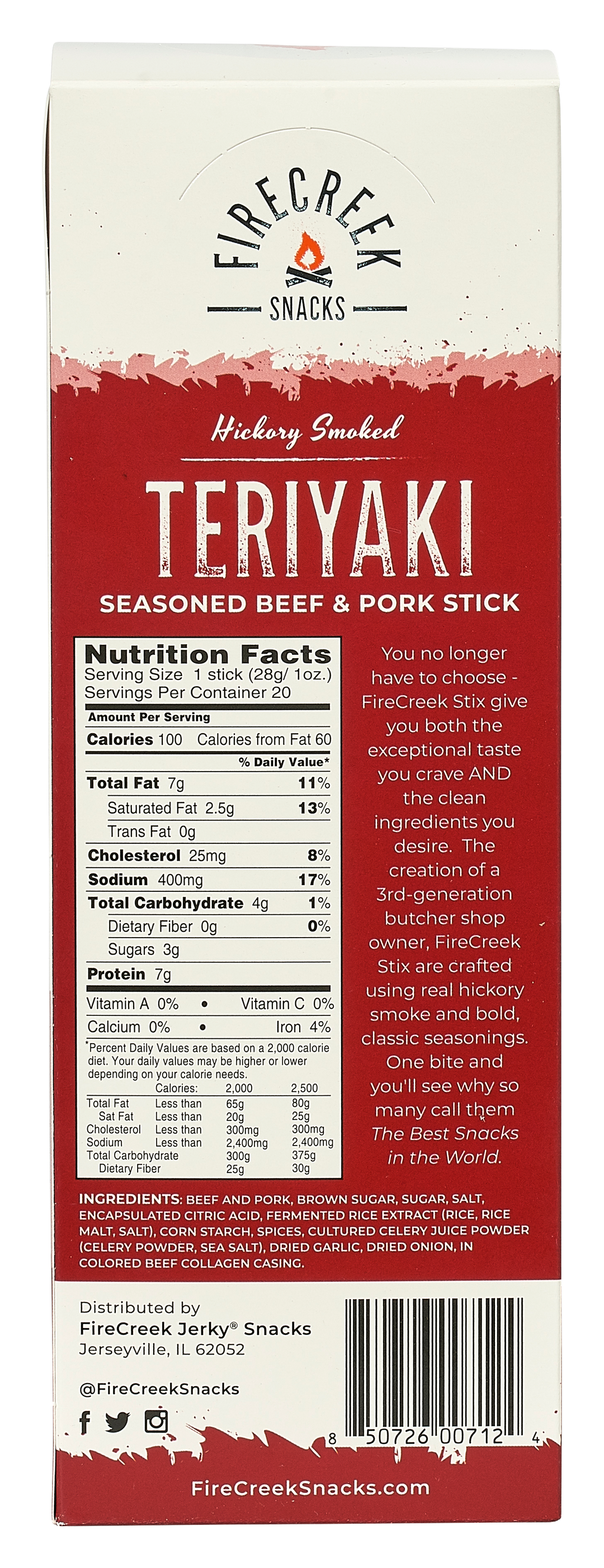 Teriyaki Snack Stix - 1oz