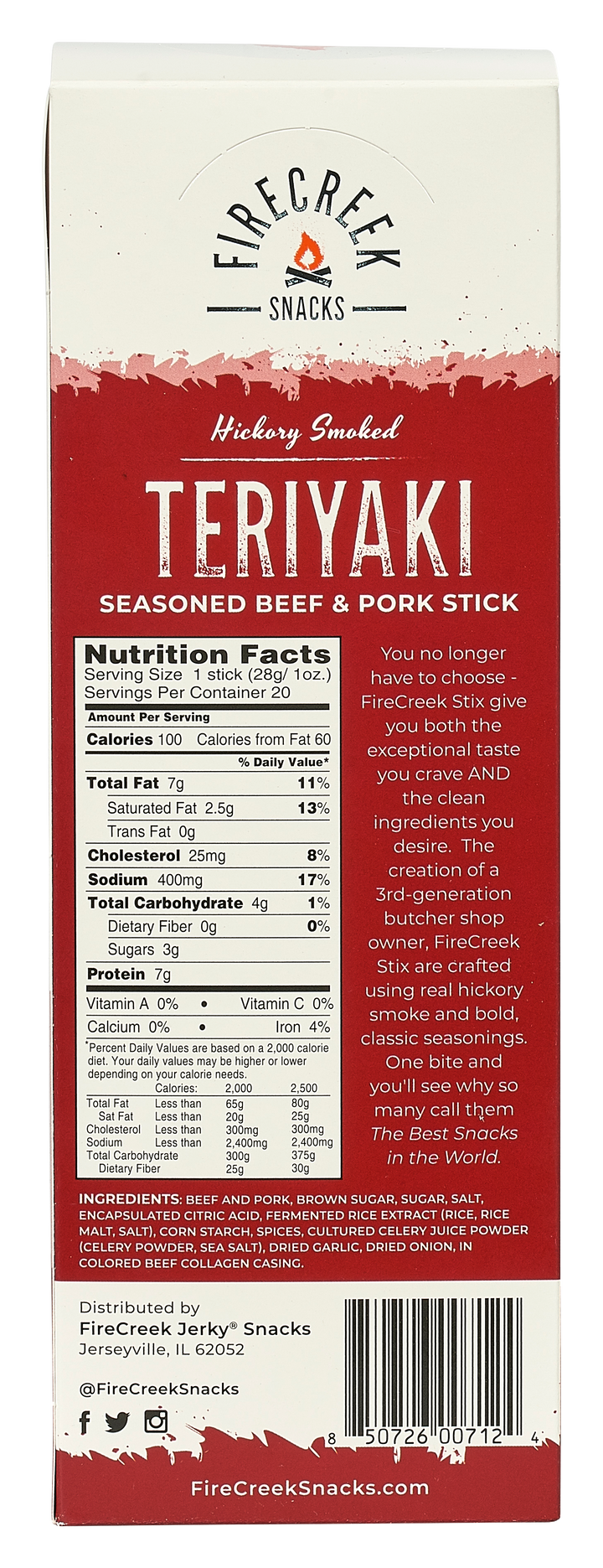 Teriyaki Snack Stix - 1oz