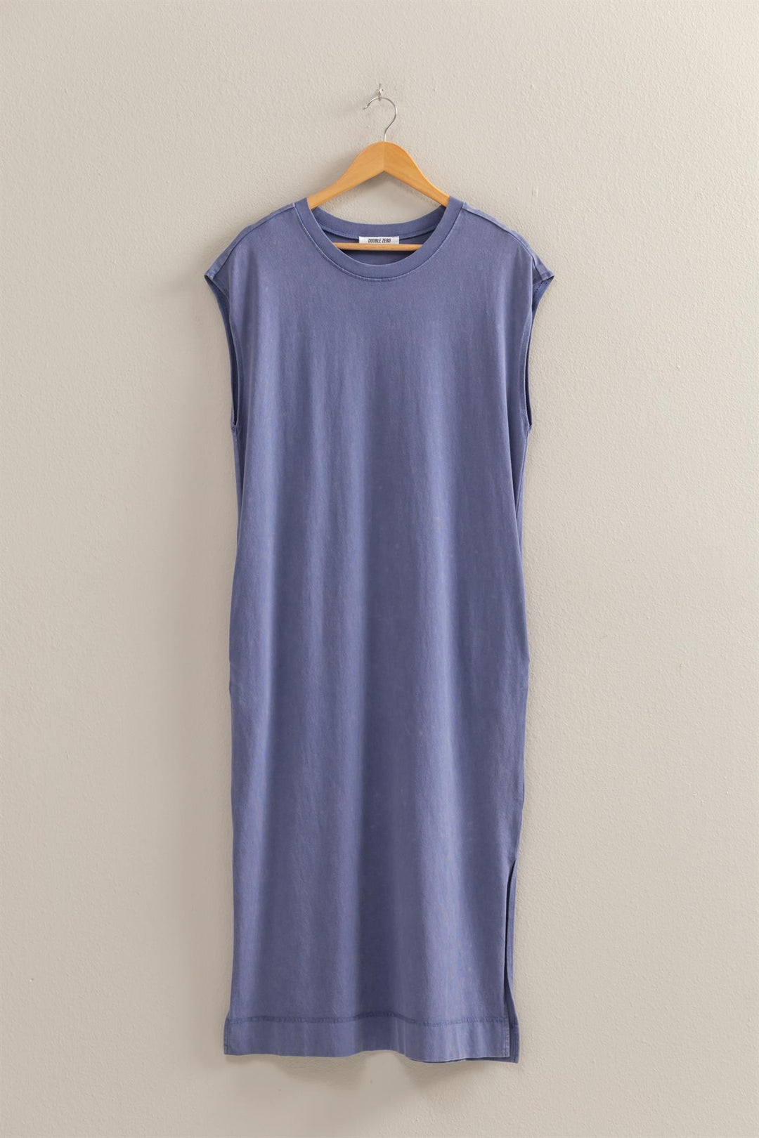 All For Sum Sleeveless Midi Dress in Indigo