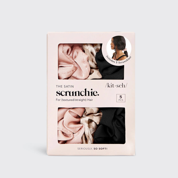 Satin Sleep Scrunchies 5pc