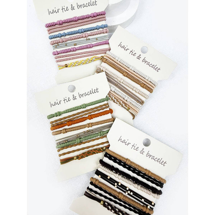 Boho Inspired Hair Tie Bracelets