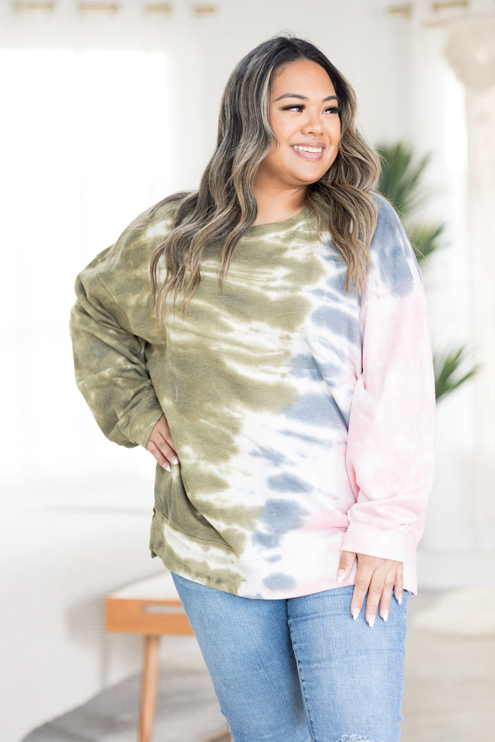 Fall Sunsets Tie Dye Pull Over