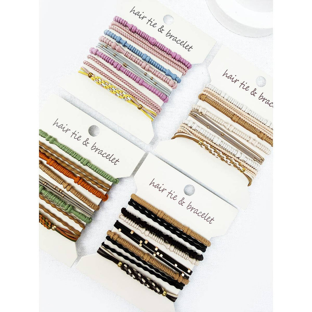 Boho Inspired Hair Tie Bracelets