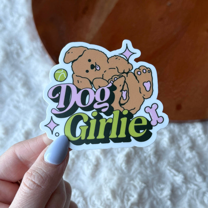 Dog Girlie Sticker