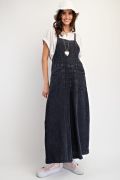 In My Heart Washed Cotton Jumpsuit in Black