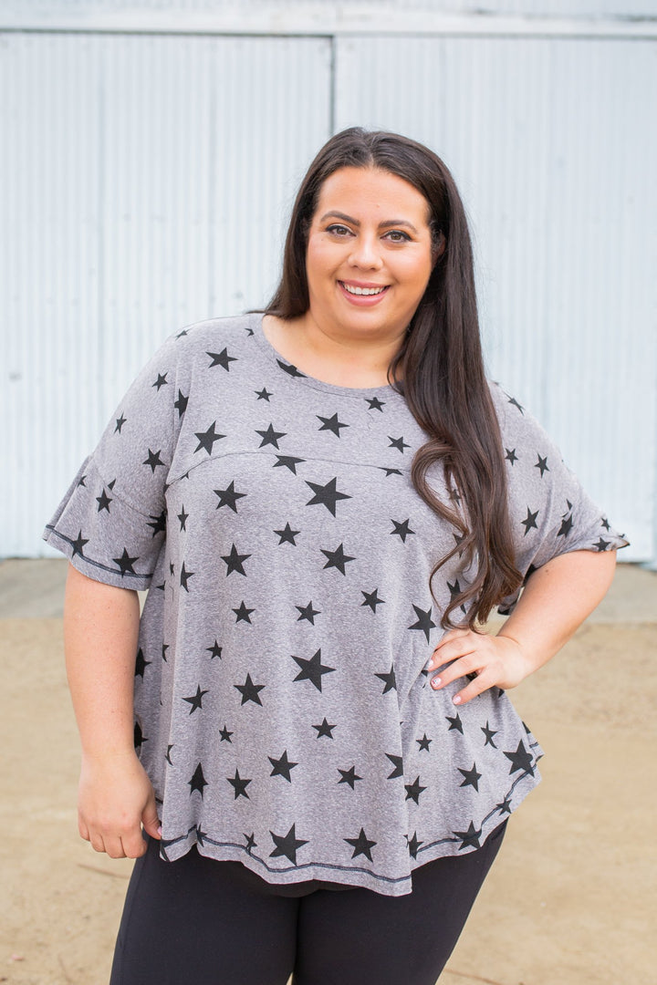 Starry Night Short Sleeve Top