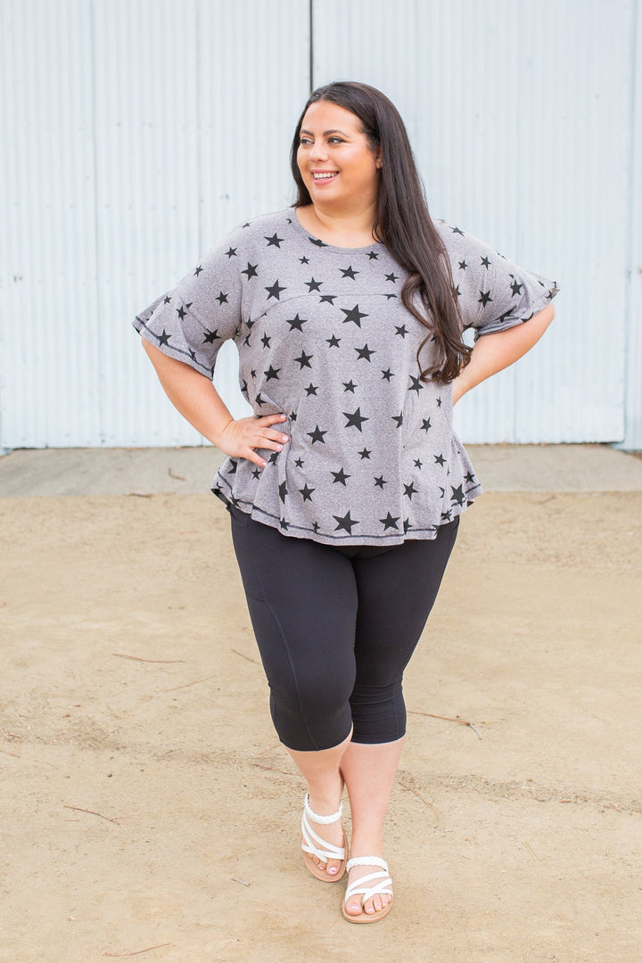 Starry Night Short Sleeve Top