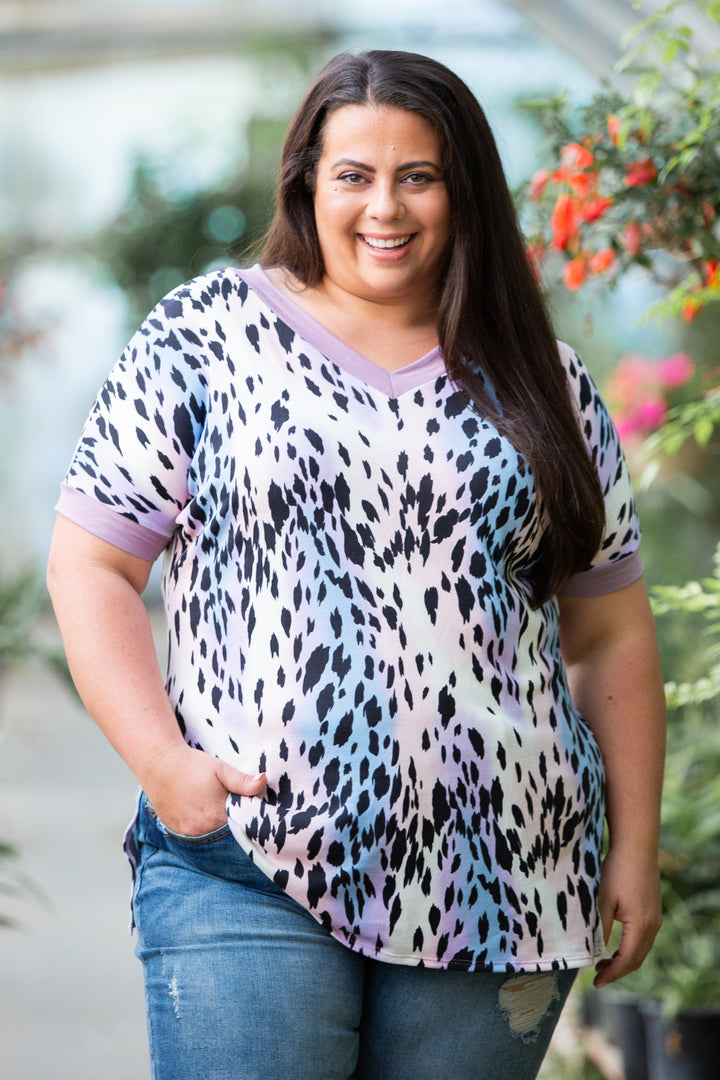 Lavender Bliss Short Sleeve Top