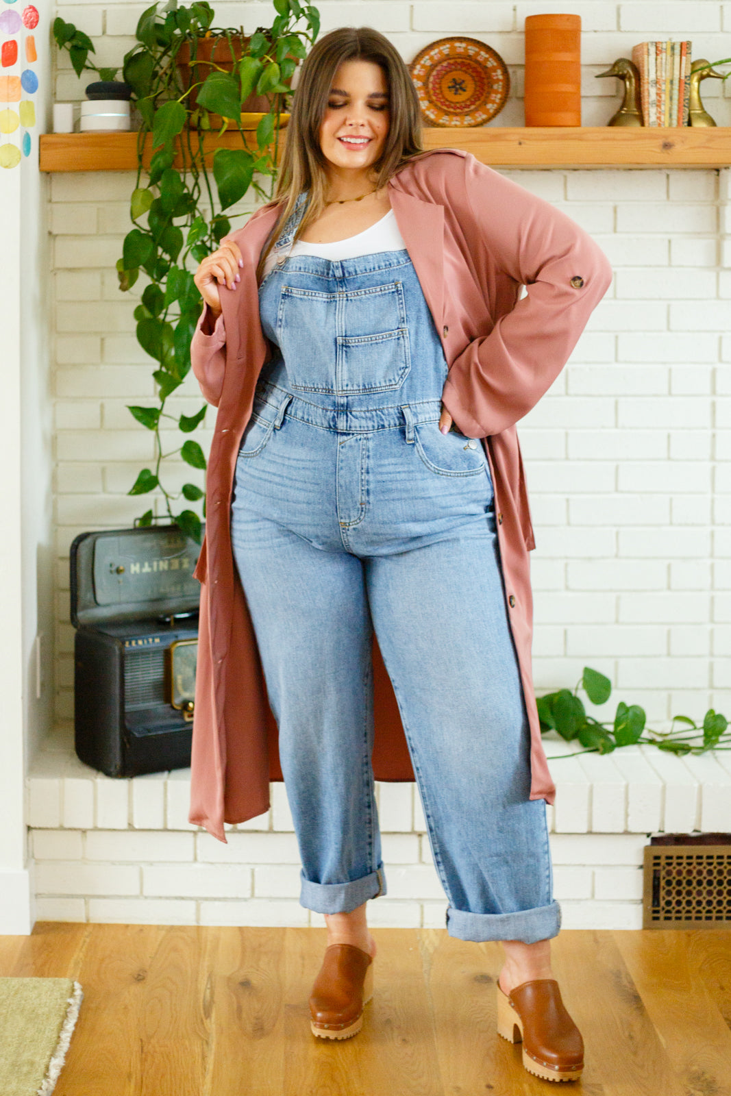 Adeline Denim Overalls-