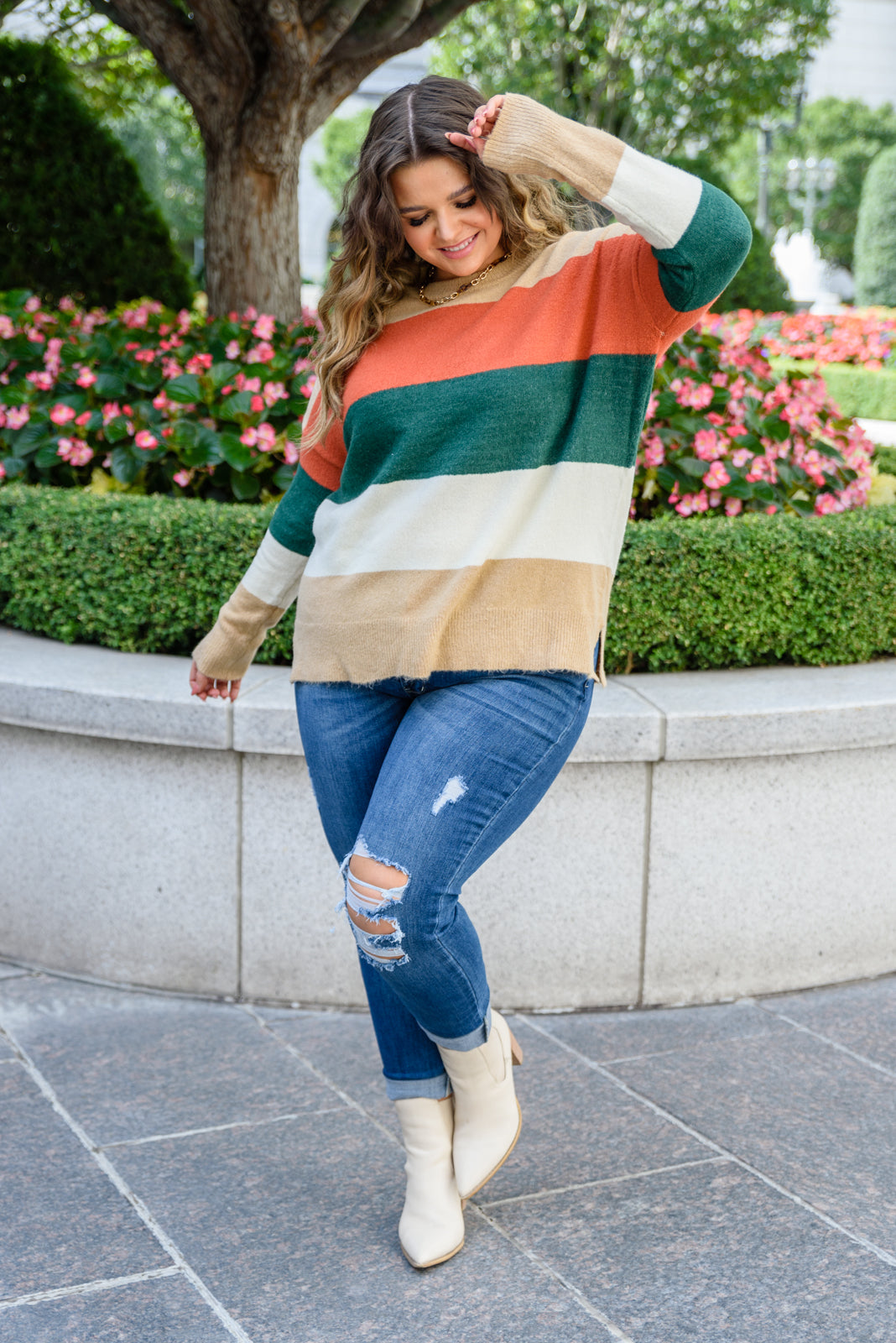 Autumn Love Lightweight Crewneck Sweater