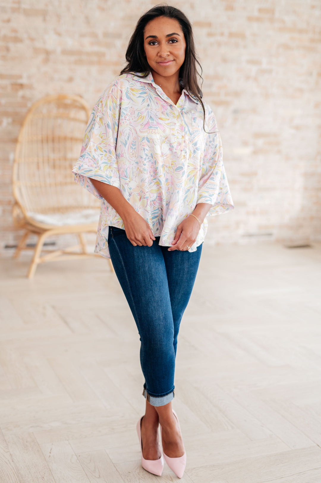 Blissful Botanicals Blouse ---