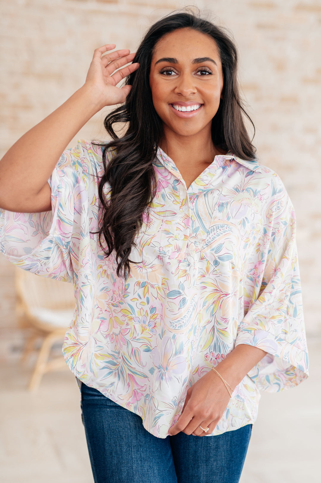 Blissful Botanicals Blouse ---