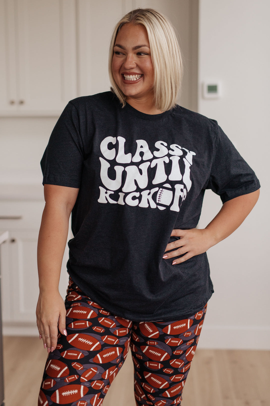 Classy Until Kickoff Tee